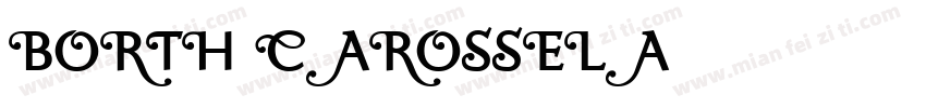 BORTH CAROSSELA字体转换